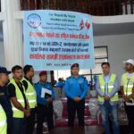 उपत्यका प्रहरी परिसर काठमाडौंलाई एनआरएनए चीनद्वारा करिब १० लाख बराबरको सामग्री सहयोग