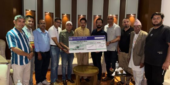 अन्तर्राष्ट्रिय झापाली समाजद्वारा बाढीपीडितलाई ३ लाख ५० हजार सहयोग