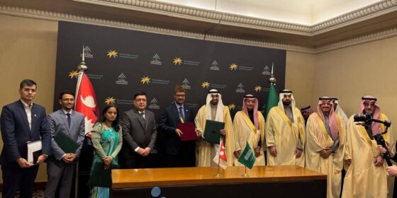 नेपाल–साउदी अरबबीच साधारण श्रमिक भर्ना सम्बन्धी द्विपक्षीय श्रम सम्झौतामा हस्ताक्षर