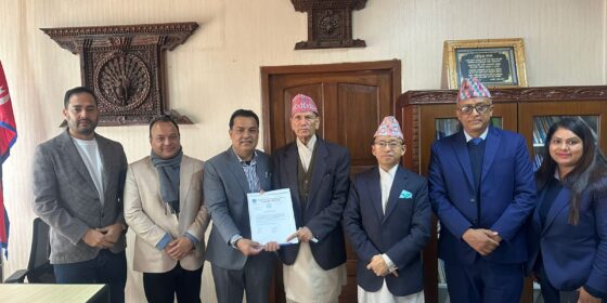 एनआरएनए र परराष्ट्रमन्त्री शर्माबीच महाधिवेशनबारे छलफल