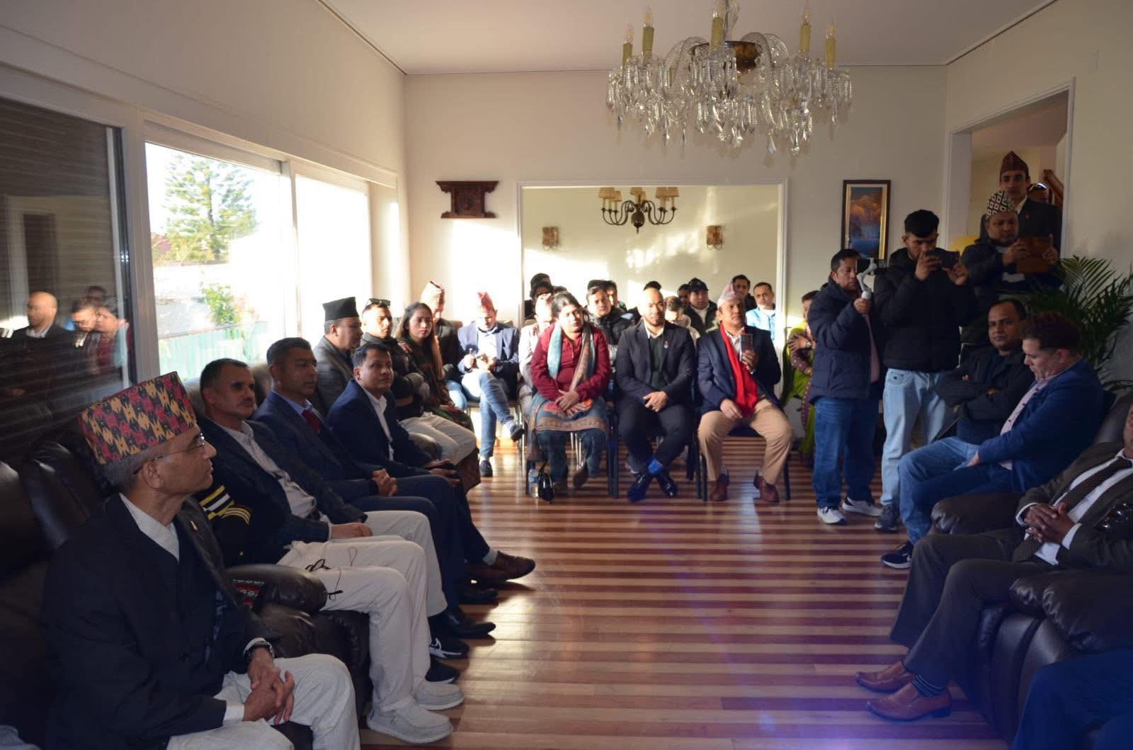 पोर्चुगलमा नेपाली समुदाय र परराष्ट्र सचिव राईबीच अन्तरक्रिया