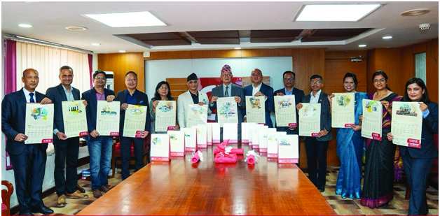 एभरेष्ट बैंकद्वारा २०८३ सालको क्यालेन्डर अनावरण ।