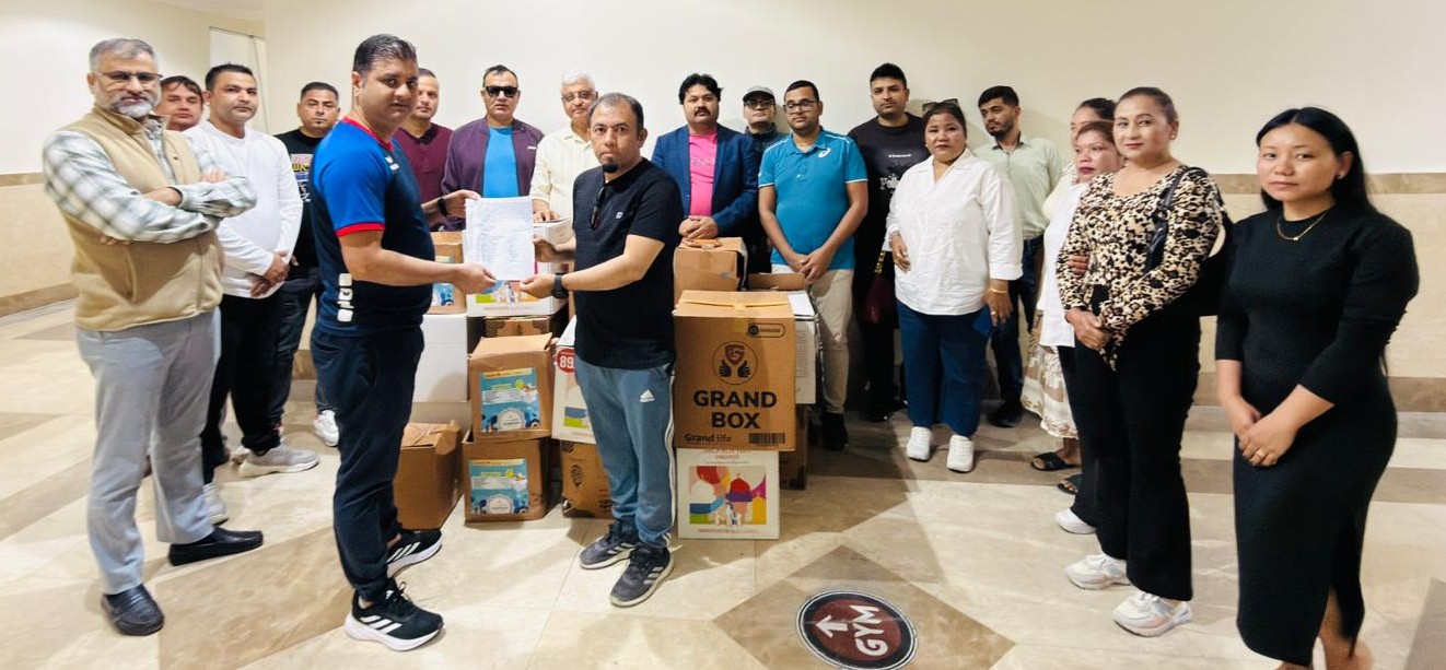 रमादानको अवसरमा कतार च्यारिटीको सहयोग, एनसिसि कतारमार्फत नेपाली समुदायलाई खाद्य सामग्री वितरण