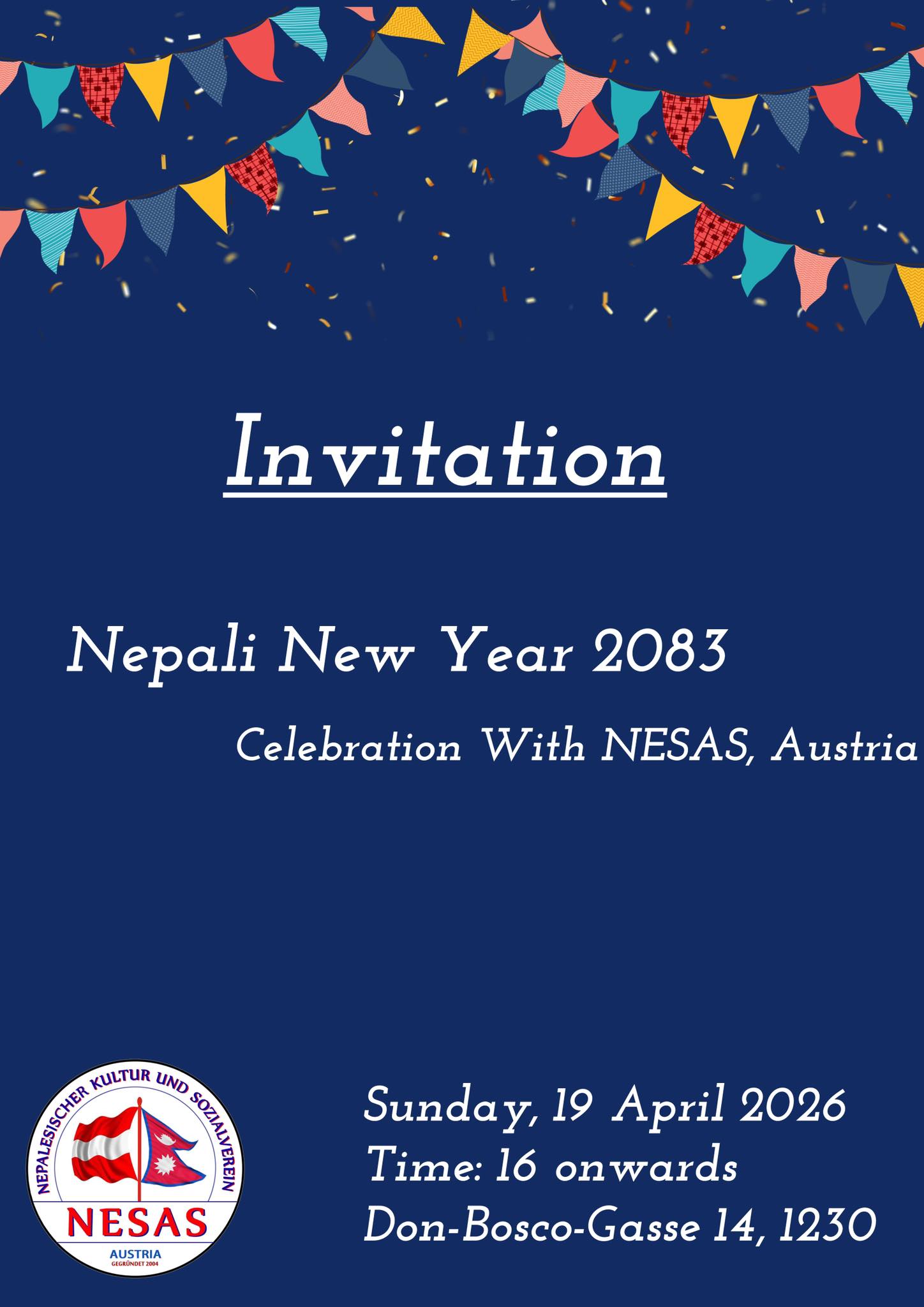 हार्दिक निमन्त्रणा : नेसास,अष्ट्रिया