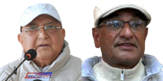 पूर्वप्रम केपि शर्मा ओली र पूर्व गृहमन्त्री रमेश लेखक प्रहरी हिरासतमा, एमाले कार्यकर्ता सडकमा