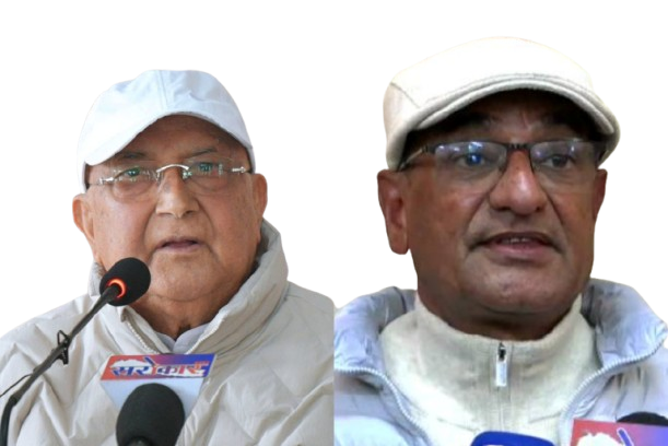 पूर्वप्रम केपि शर्मा ओली र पूर्व गृहमन्त्री रमेश लेखक प्रहरी हिरासतमा, एमाले कार्यकर्ता सडकमा