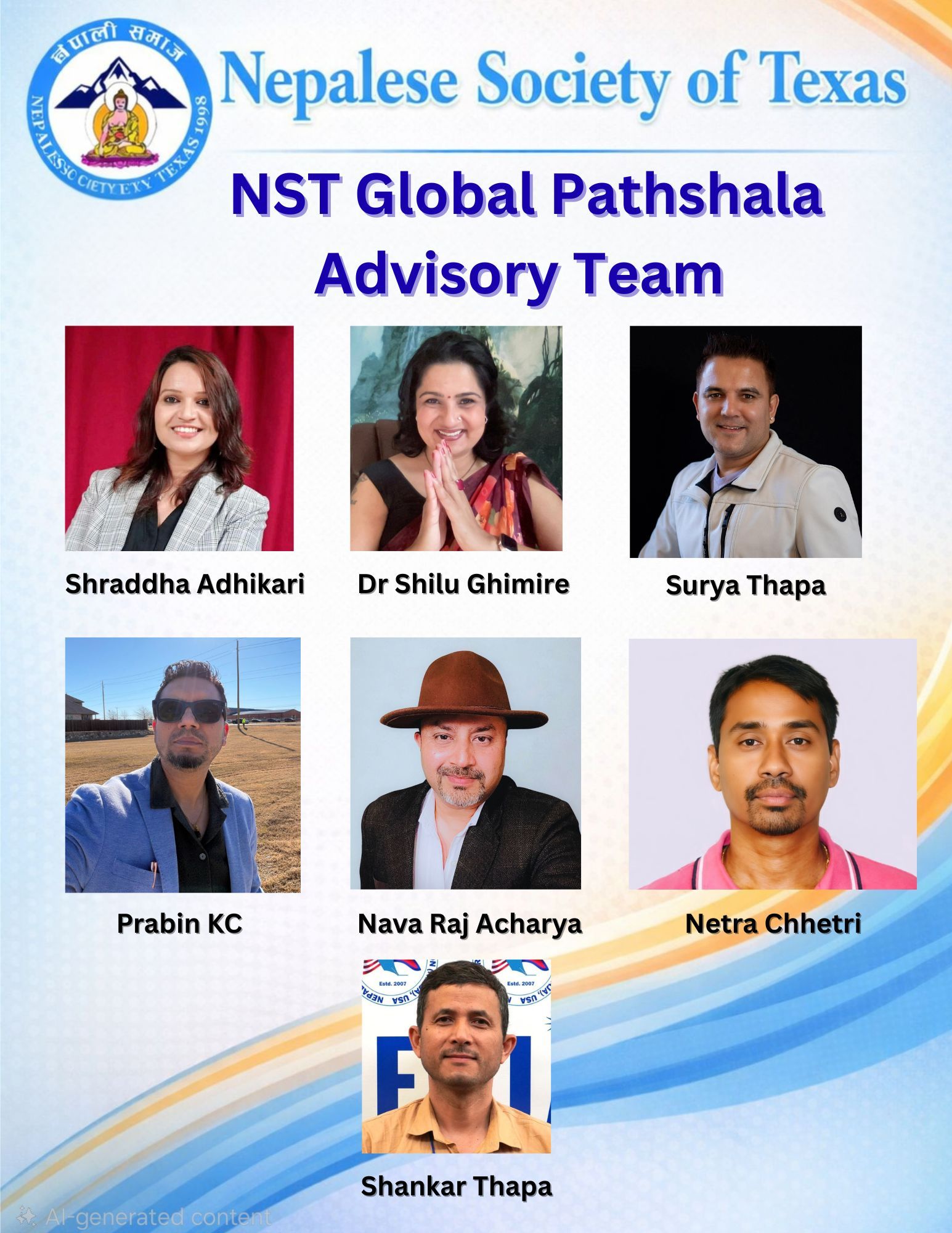 Congratulations by Nepalese Society of Texas (NST)