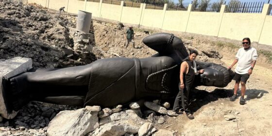 कीर्तिपुरको खोल्सामा भेटिएको ढुंगाले महादेवको स्वरुप पाए