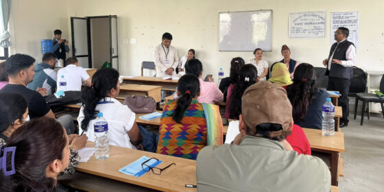 ५ वर्षमुनिका बाल-बालिकामा अपांगता पहिचान गर्दै कीर्तिपुर नगरपालिका