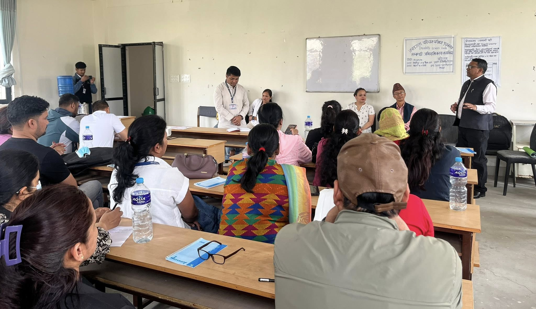 ५ वर्षमुनिका बाल-बालिकामा अपांगता पहिचान गर्दै कीर्तिपुर नगरपालिका