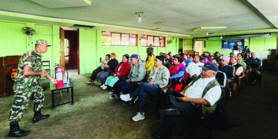 सेनाको जगदल गणद्वारा कीर्तिपुरमा सामुदायिक विपद् प्रतिकार्य तालिम सम्पन्न