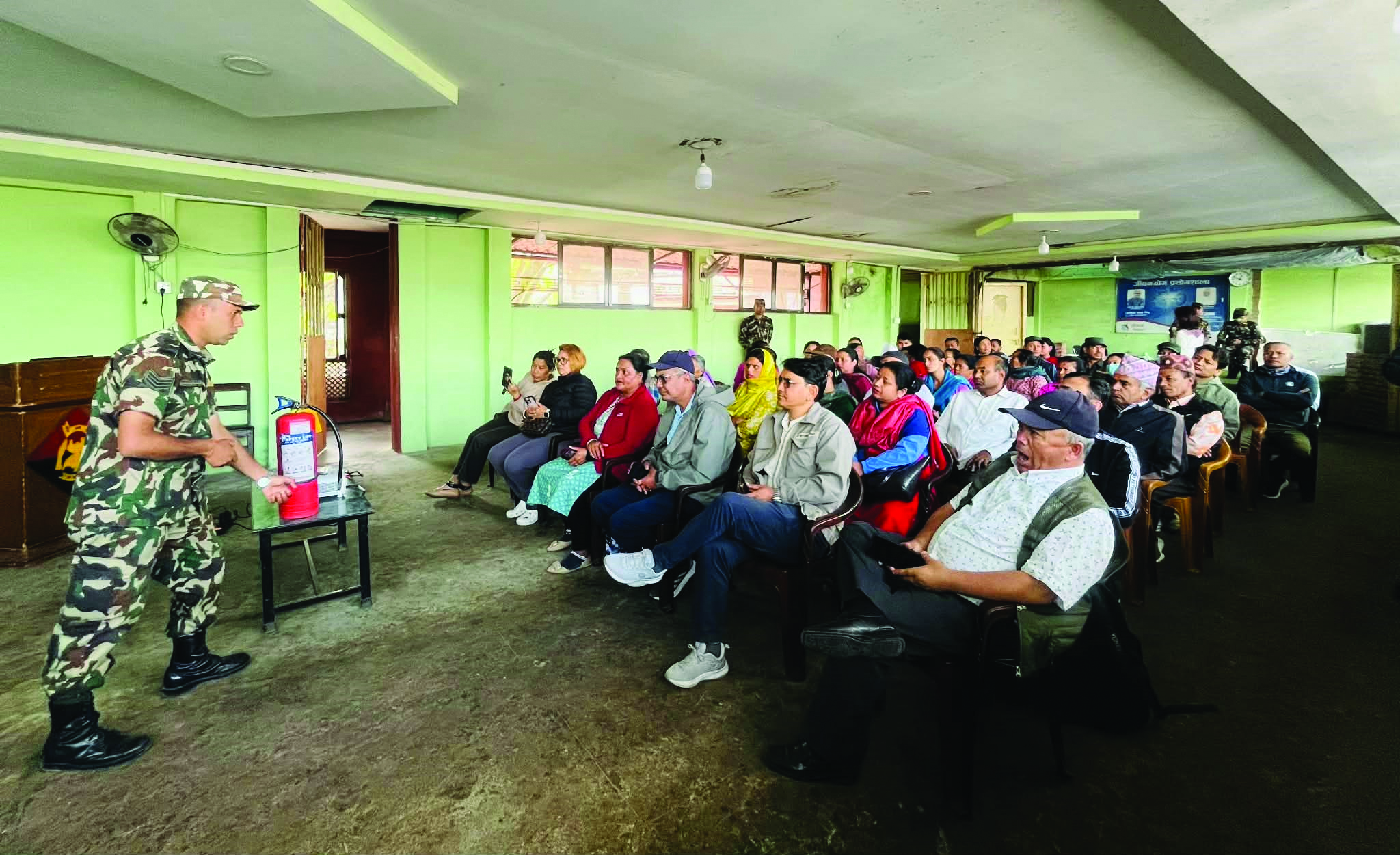 सेनाको जगदल गणद्वारा कीर्तिपुरमा सामुदायिक विपद् प्रतिकार्य तालिम सम्पन्न
