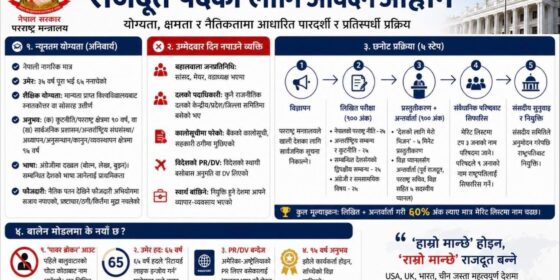 राजदूत नियुक्तिमा ठूलो सुधार: अब खुला प्रतिस्पर्धाबाट मात्र चयन