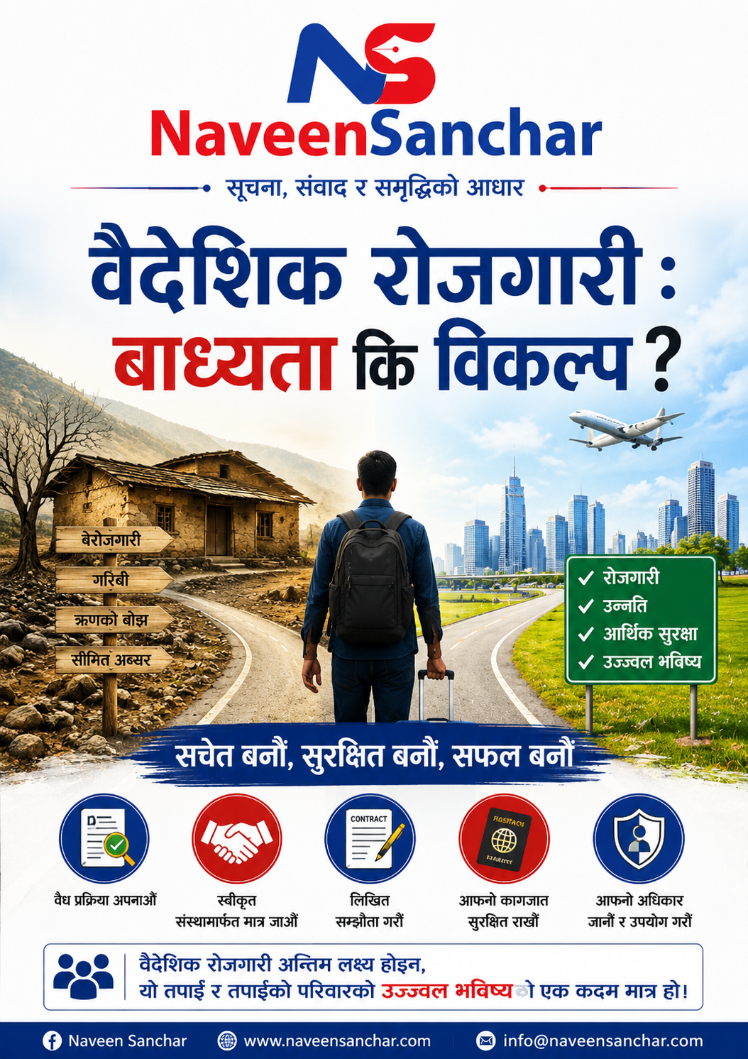 वैदेशिक रोजगारी : बाध्यता कि विकल्प ?