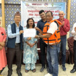 कीर्तिपुरमा बाढीजन्य विपद्लक्षित ५ दिने उद्धार तालिम सम्पन्न
