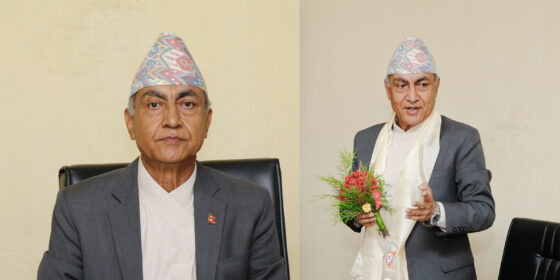 किशोर थापाद्वारा त्रिवि सेवा आयोगमा पद बहाली