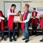 कीर्तिपुर पूर्णखोप सुनिश्चितता नगर घोषणासंगै स्वास्थ्यकर्मी र स्वयंसेविकाहरु सम्मानित
