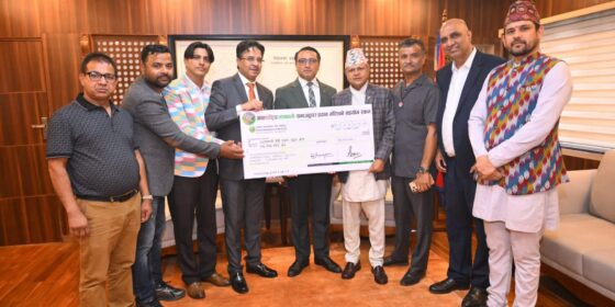 दैवी प्रकोप राहतका लागि अन्तर्राष्ट्रिय झापाली समाजद्वारा १५ लाख सहयोग